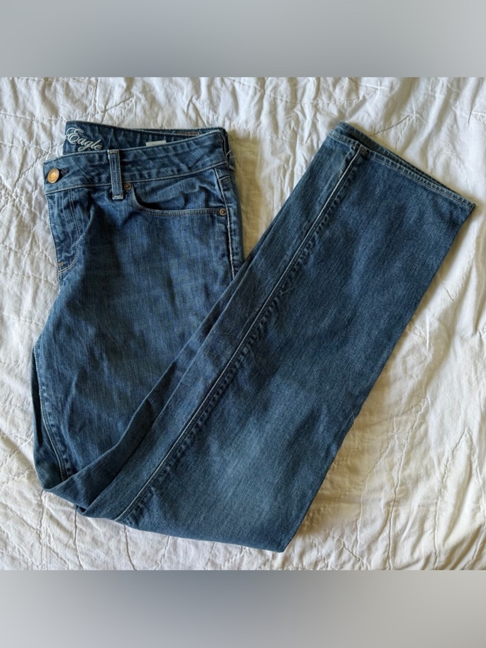 American Eagle Outfitters Women’s Boot Cut Jeans - Dark Blue